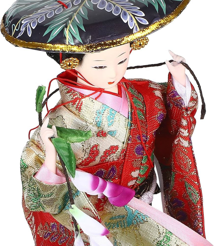 Amazon | VORCOOL 日本人形 芸者人形 舞踊 舞妓 日本のお土産